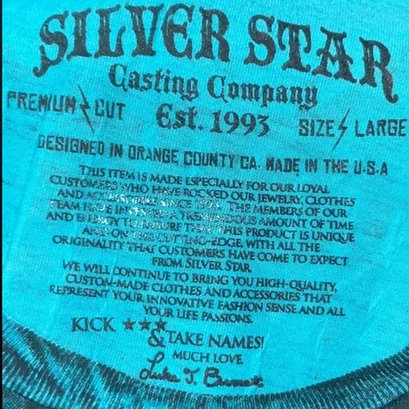 Y2K Silver Star Lyoto Machido The Dragon Affliction Side Brand AOP Tee - Picture 5 of 5